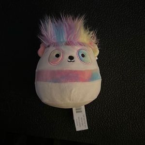 Squishmallow Kellytoy 5 Inch Squish-Doos Rainbow Panda